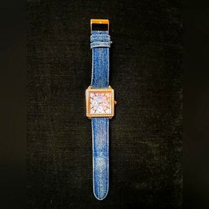 Guess denim bracelet watch$25:00